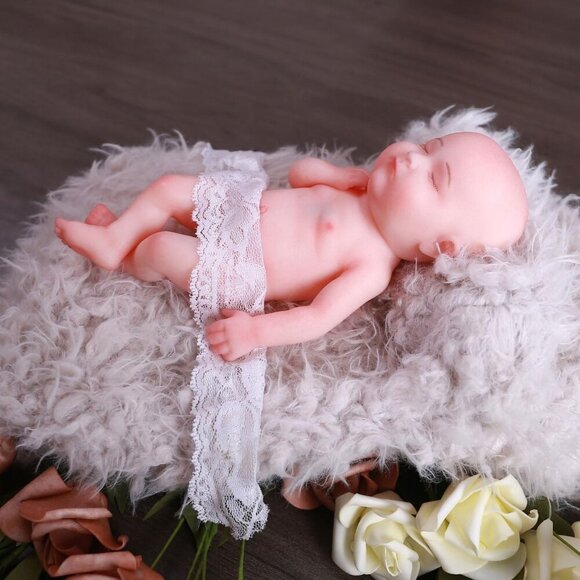 🆕 16 inches Soft Vinyl Body Realistic Reborn Baby Boy Doll - Picture 4 of 6